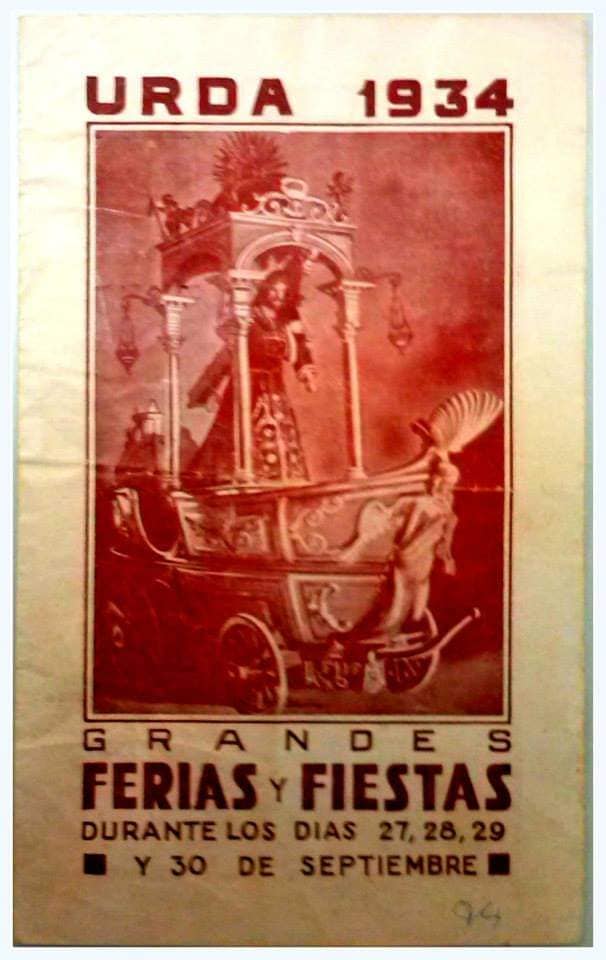 Fiestas en honor del Santísimo Cristo 1934 Urda